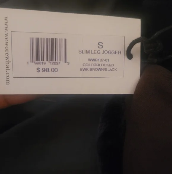 WEWOREWHAT Women's Brown Joggers. Sz S. MSRP $98 NWT - Picture 6 of 6